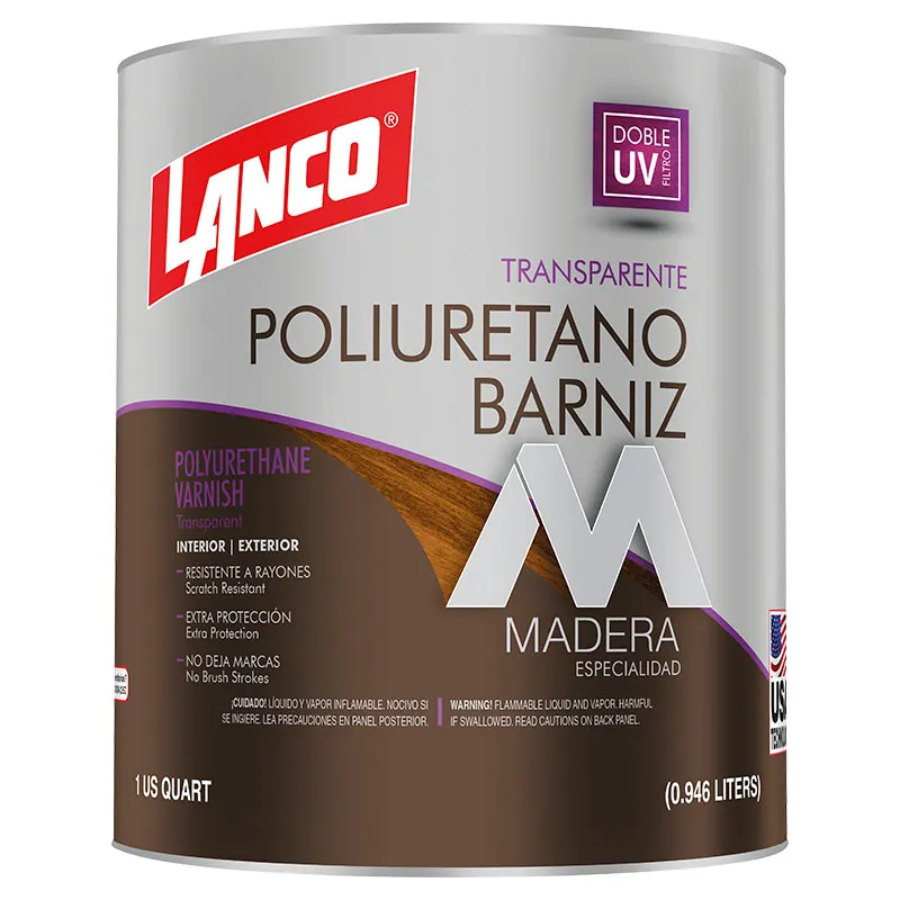 Barniz Poliuretano Satinado Transparente