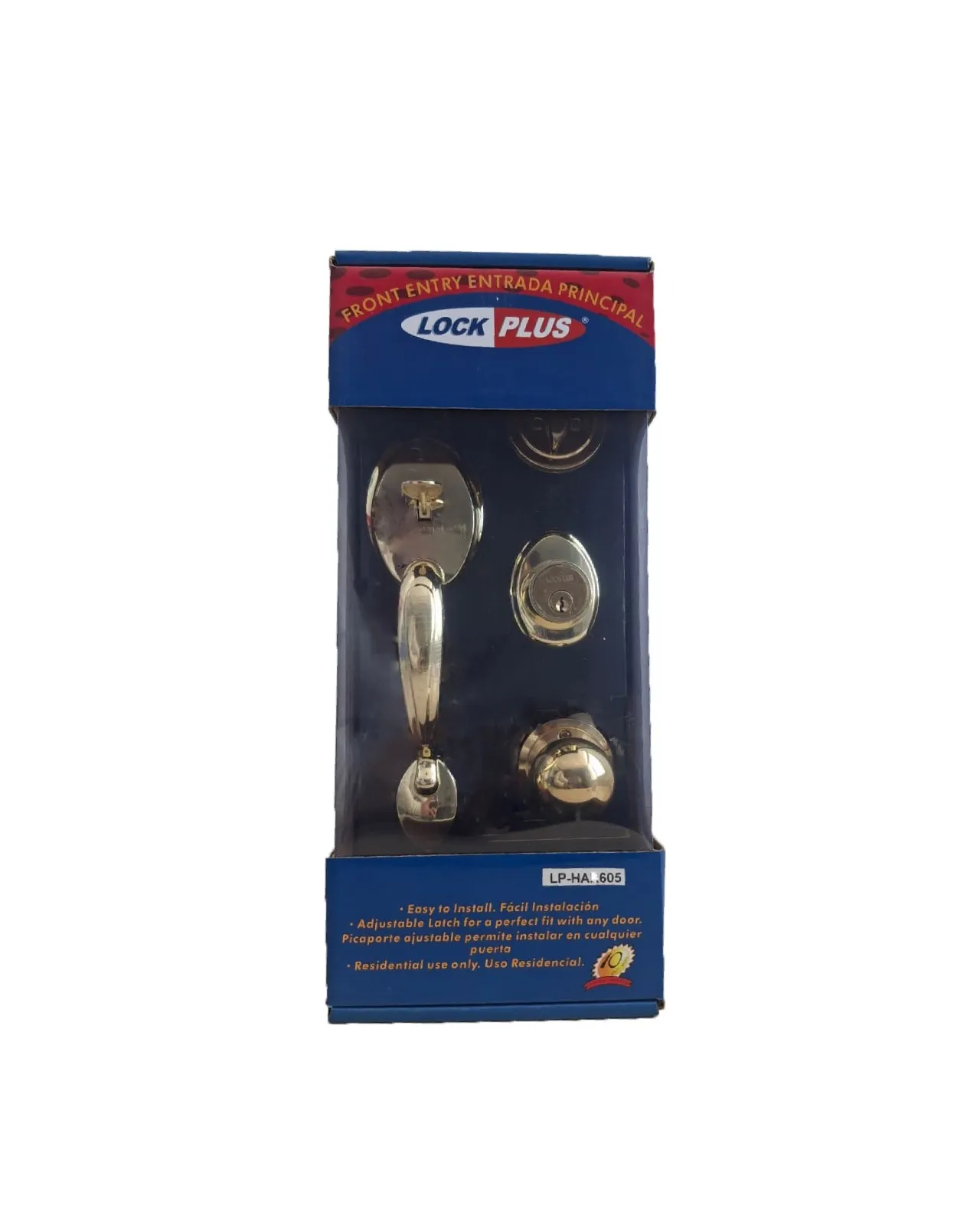 Chapa Harrington Dorado Brillante – Lockplus